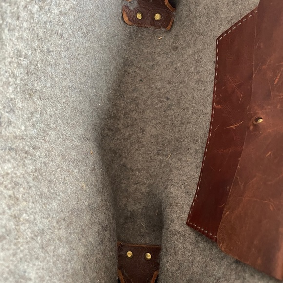 Custom made book bag by artist at Brooklyn NYC flea market - Picture 9 of 9